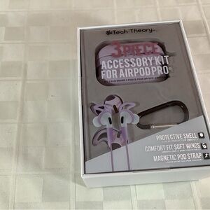 💜 New purple 3 pc Accessory kit for AirPod Pro